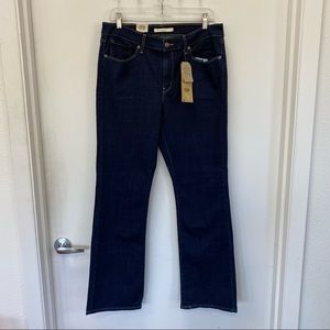 Levi’s Classic Bootcut Mid Rise Size 12 Dark Denim Jeans